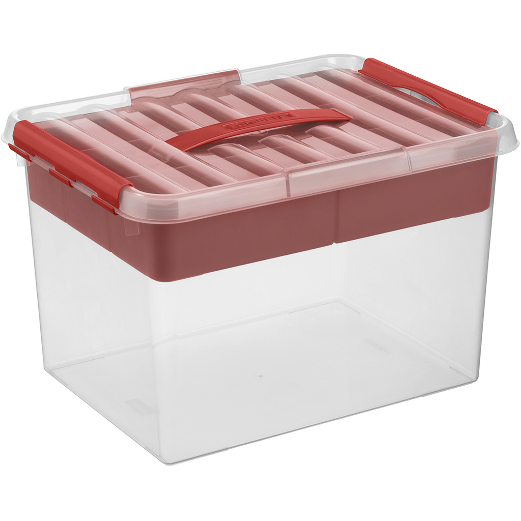 Q-line MultiBox 22L – transparant/rood