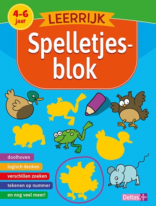 Leerrijk spelletjesblok (4-6jaar)