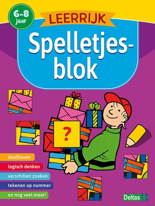 Leerrijk spelletjesblok (6-8jaar)