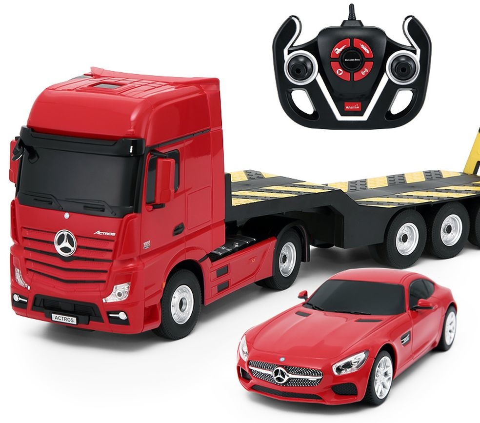 R/C Mercedes Benz Actros (1:26) + Mercedes AMG GT (1:24)