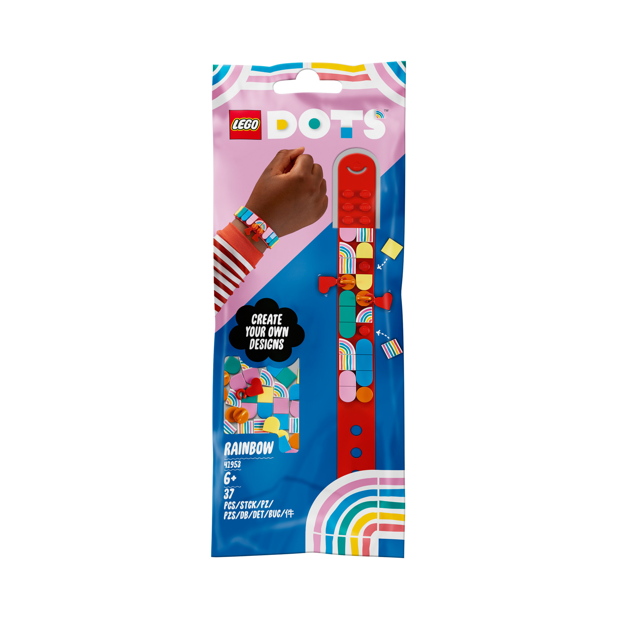 LEGO Dots Regenboog armband met bedeltjes – 41953