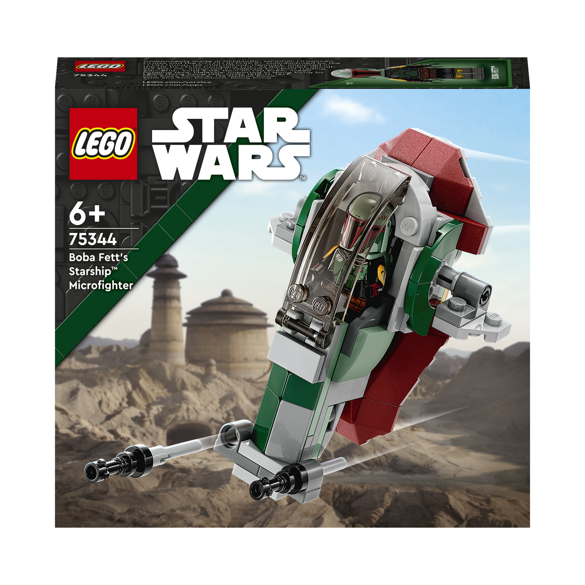 LEGO Star Wars Boba Fett’s sterrenschip Microfighter – 75344