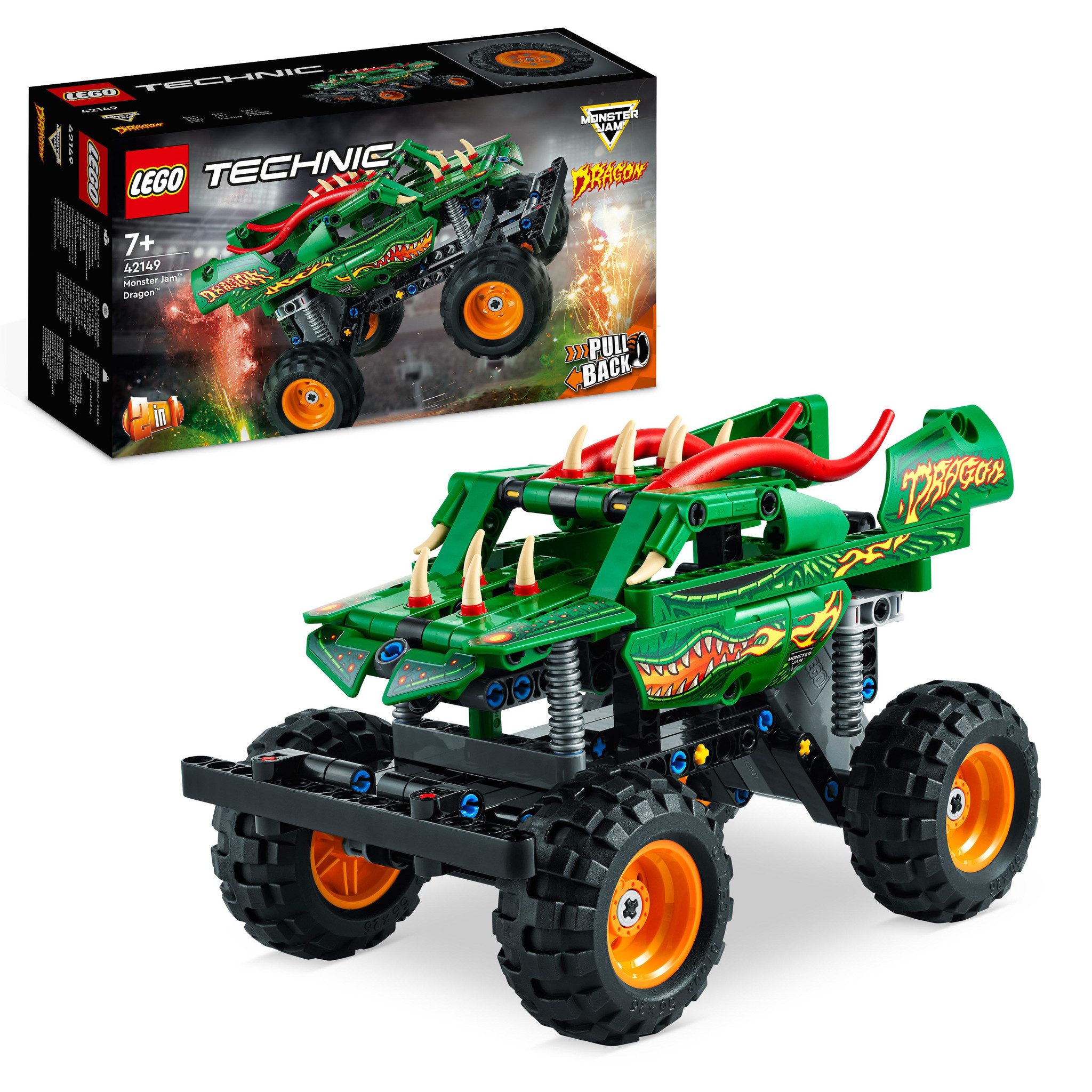 LEGO Technic Monster Jam Dragon – 42149