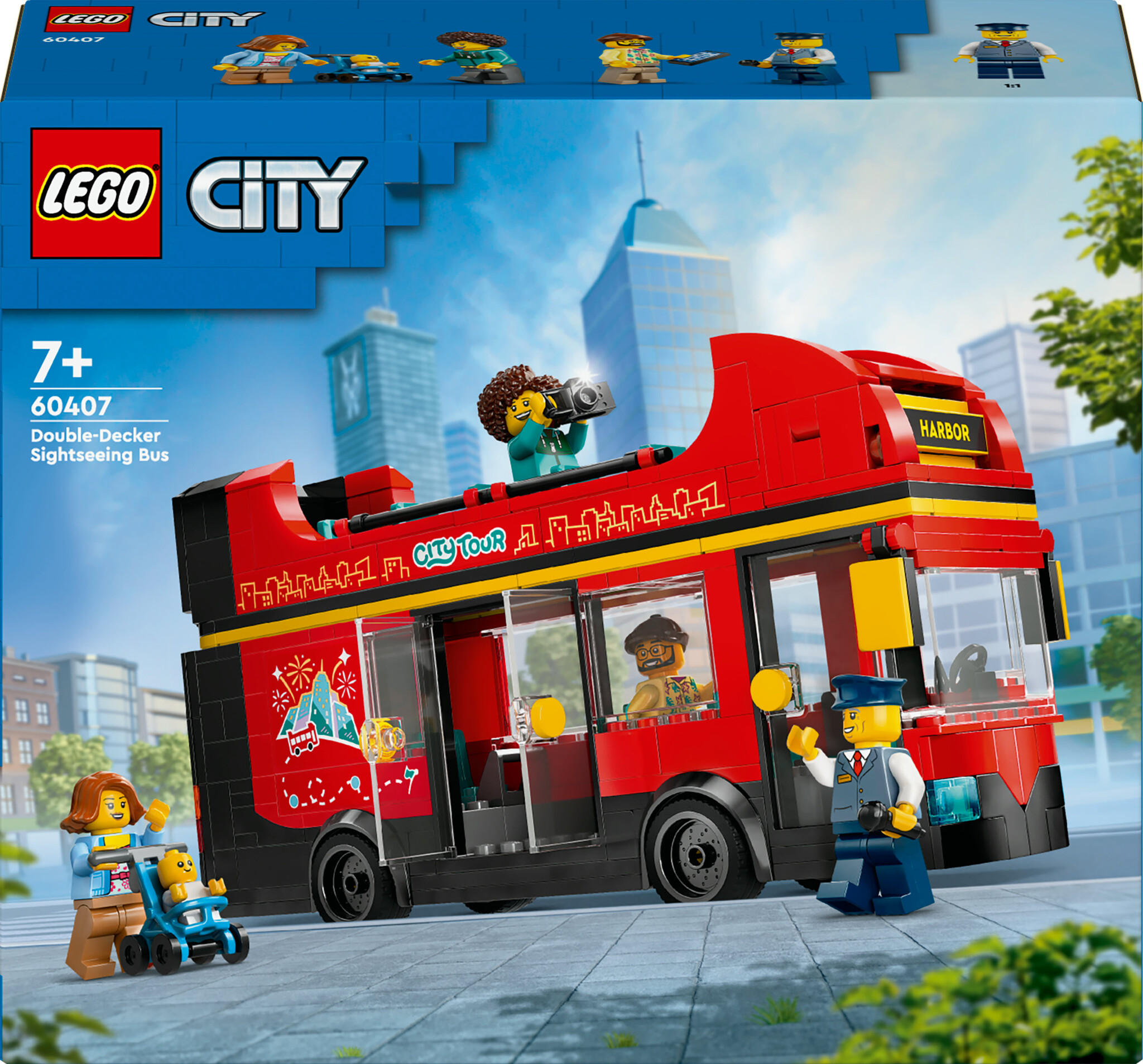 LEGO City Toeristische rode dubbeldekker – 60407