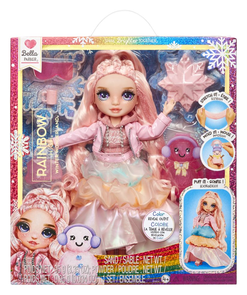 Rainbow High Winter Wonderland pop assortiment. 4+. 83320810 (roze of blauw